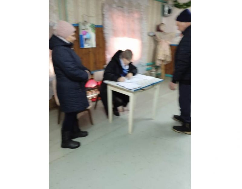 Выездное голосование в Борисоглебском.